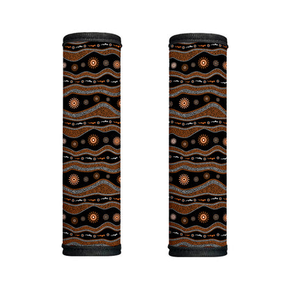 Australian Aboriginal Art Pattern Print Handle Covers