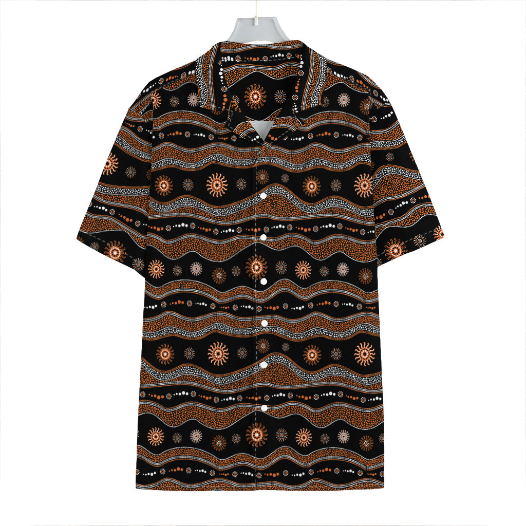 Australian Aboriginal Art Pattern Print Hawaiian Shirt