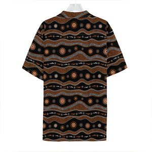 Australian Aboriginal Art Pattern Print Hawaiian Shirt