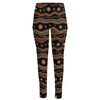 Australian Aboriginal Art Pattern Print High-Waisted Pocket Leggings