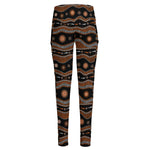 Australian Aboriginal Art Pattern Print High-Waisted Pocket Leggings