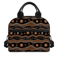 Australian Aboriginal Art Pattern Print Insulated Lunch Bag