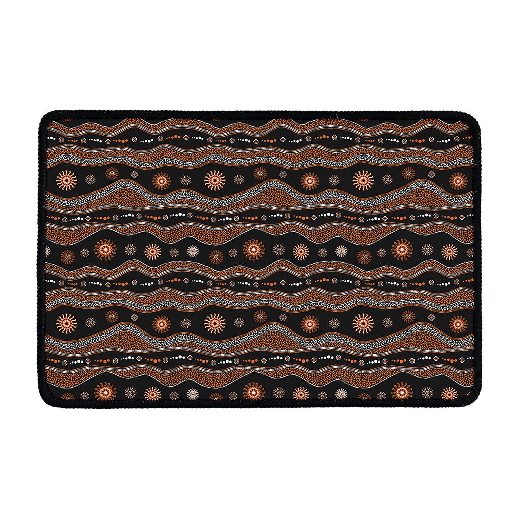 Australian Aboriginal Art Pattern Print Kitchen Mat