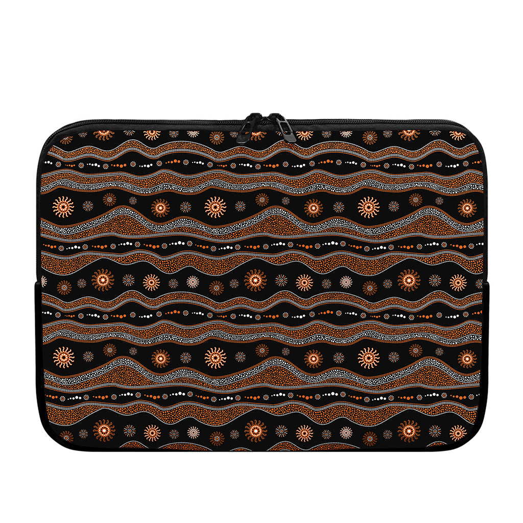 Australian Aboriginal Art Pattern Print Laptop Sleeve