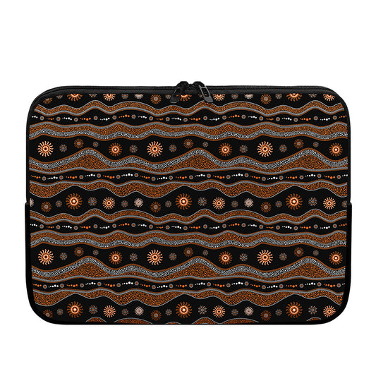 Australian Aboriginal Art Pattern Print Laptop Sleeve