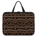Australian Aboriginal Art Pattern Print Laptop Sleeve With Handle