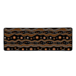 Australian Aboriginal Art Pattern Print Long Kitchen Mat