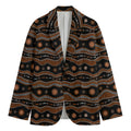 Australian Aboriginal Art Pattern Print Men's Blazer