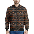 Australian Aboriginal Art Pattern Print Men's Bomber Jacket