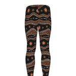 Australian Aboriginal Art Pattern Print Men's leggings