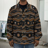 Australian Aboriginal Art Pattern Print Men's Shirt Jacket