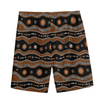 Australian Aboriginal Art Pattern Print Men's Sports Shorts
