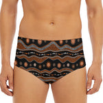Australian Aboriginal Art Pattern Print Men's Triangle Swim Briefs