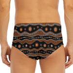 Australian Aboriginal Art Pattern Print Men's Triangle Swim Briefs
