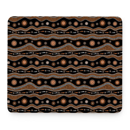 Australian Aboriginal Art Pattern Print Mouse Pad