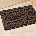 Australian Aboriginal Art Pattern Print Polyester Doormat