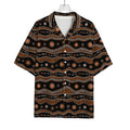 Australian Aboriginal Art Pattern Print Rayon Hawaiian Shirt