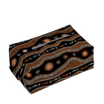 Australian Aboriginal Art Pattern Print Rectangle Tissue Box Cover