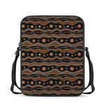 Australian Aboriginal Art Pattern Print Rectangular Crossbody Bag