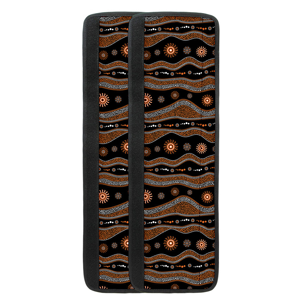 Australian Aboriginal Art Pattern Print Refrigerator Handle Covers