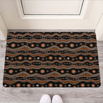 Australian Aboriginal Art Pattern Print Rubber Doormat