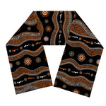 Australian Aboriginal Art Pattern Print Scarf