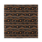 Australian Aboriginal Art Pattern Print Silk Bandana