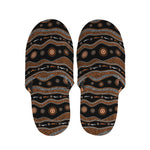 Australian Aboriginal Art Pattern Print Slippers