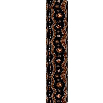 Australian Aboriginal Art Pattern Print Table Runner