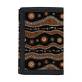 Australian Aboriginal Art Pattern Print Trifold Wallet