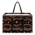 Australian Aboriginal Art Pattern Print Utility Tote Bag