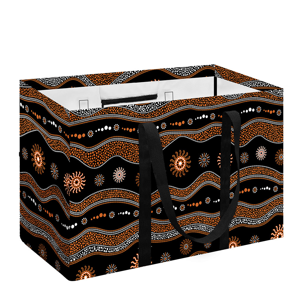 Australian Aboriginal Art Pattern Print Utility Tote Bag