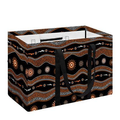 Australian Aboriginal Art Pattern Print Utility Tote Bag