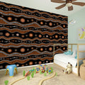 Australian Aboriginal Art Pattern Print Wall Sticker