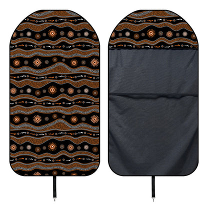 Australian Aboriginal Art Pattern Print Waterproof Car Seat Cover