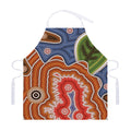 Australian Aboriginal Art Print Adjustable Apron