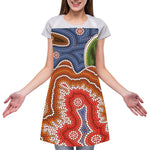 Australian Aboriginal Art Print Adjustable Apron