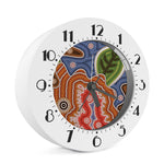 Australian Aboriginal Art Print Alarm Clock