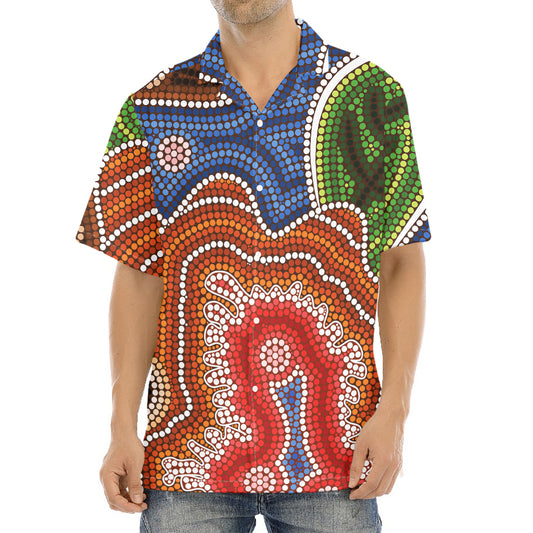 Australian Aboriginal Art Print Aloha Shirt