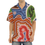 Australian Aboriginal Art Print Aloha Shirt