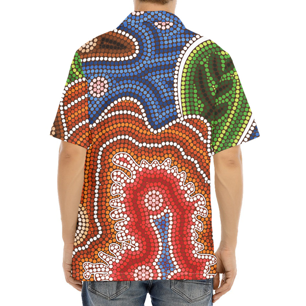 Australian Aboriginal Art Print Aloha Shirt