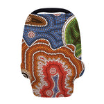 Australian Aboriginal Art Print Baby Seat Cover