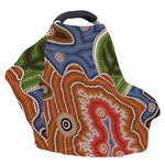 Australian Aboriginal Art Print Baby Seat Cover