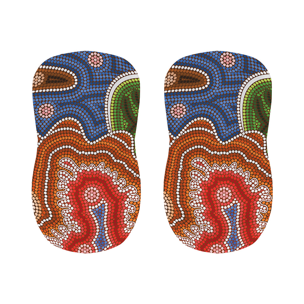 Australian Aboriginal Art Print Bar Stool Covers
