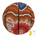 Australian Aboriginal Art Print Basketball