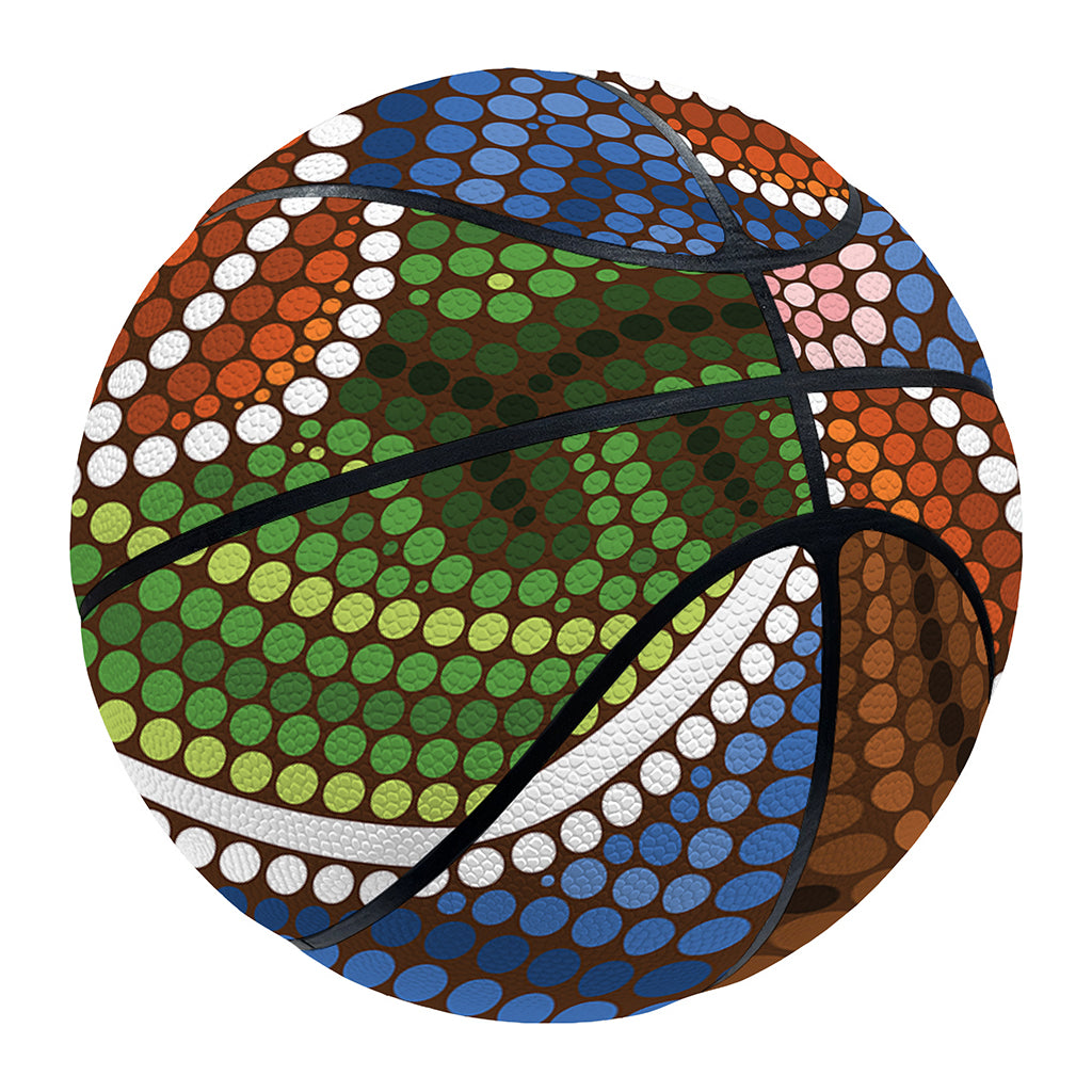 Australian Aboriginal Art Print Basketball