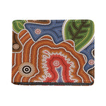 Australian Aboriginal Art Print Bifold Wallet