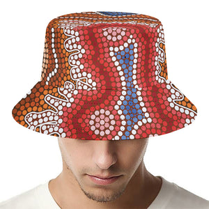 Australian Aboriginal Art Print Bucket Hat