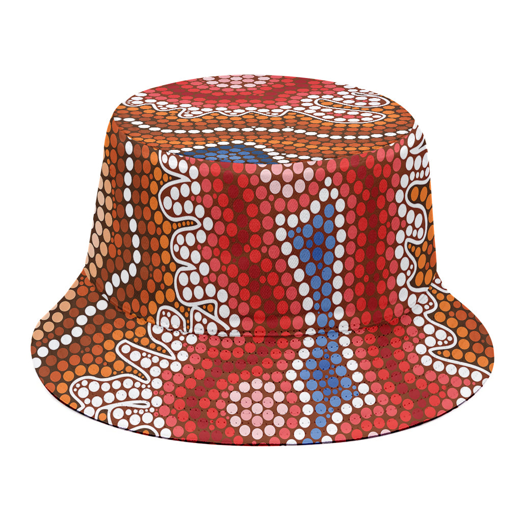 Australian Aboriginal Art Print Bucket Hat