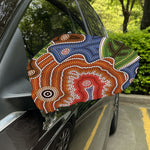 Australian Aboriginal Art Print Car Side Mirror Covers
